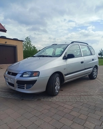 Mitsubishi Space Star cena 9500 przebieg: 99200, rok produkcji 2004 z Nowe Skalmierzyce małe 37